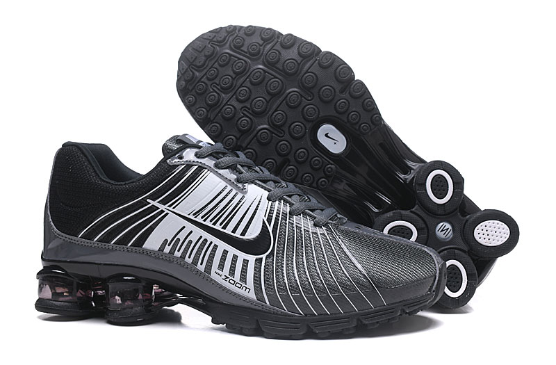 2018 Nike AIR Shox Grey Black Silver Shoes